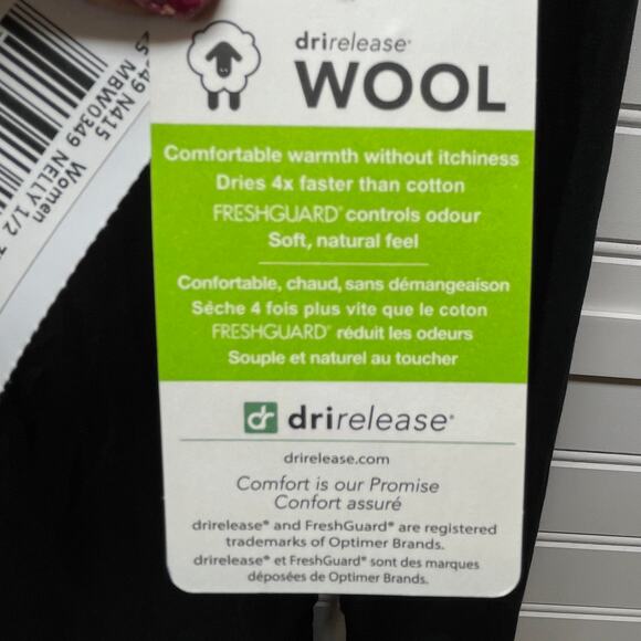 NWT Paradox Dri-Release W/Freshguard Merino Wool 1/4 Zip Pullover Size L - Picture 8 of 13